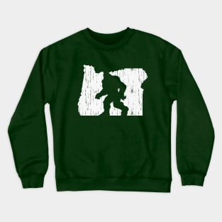 Bigfoot Country - Oregon Crewneck Sweatshirt